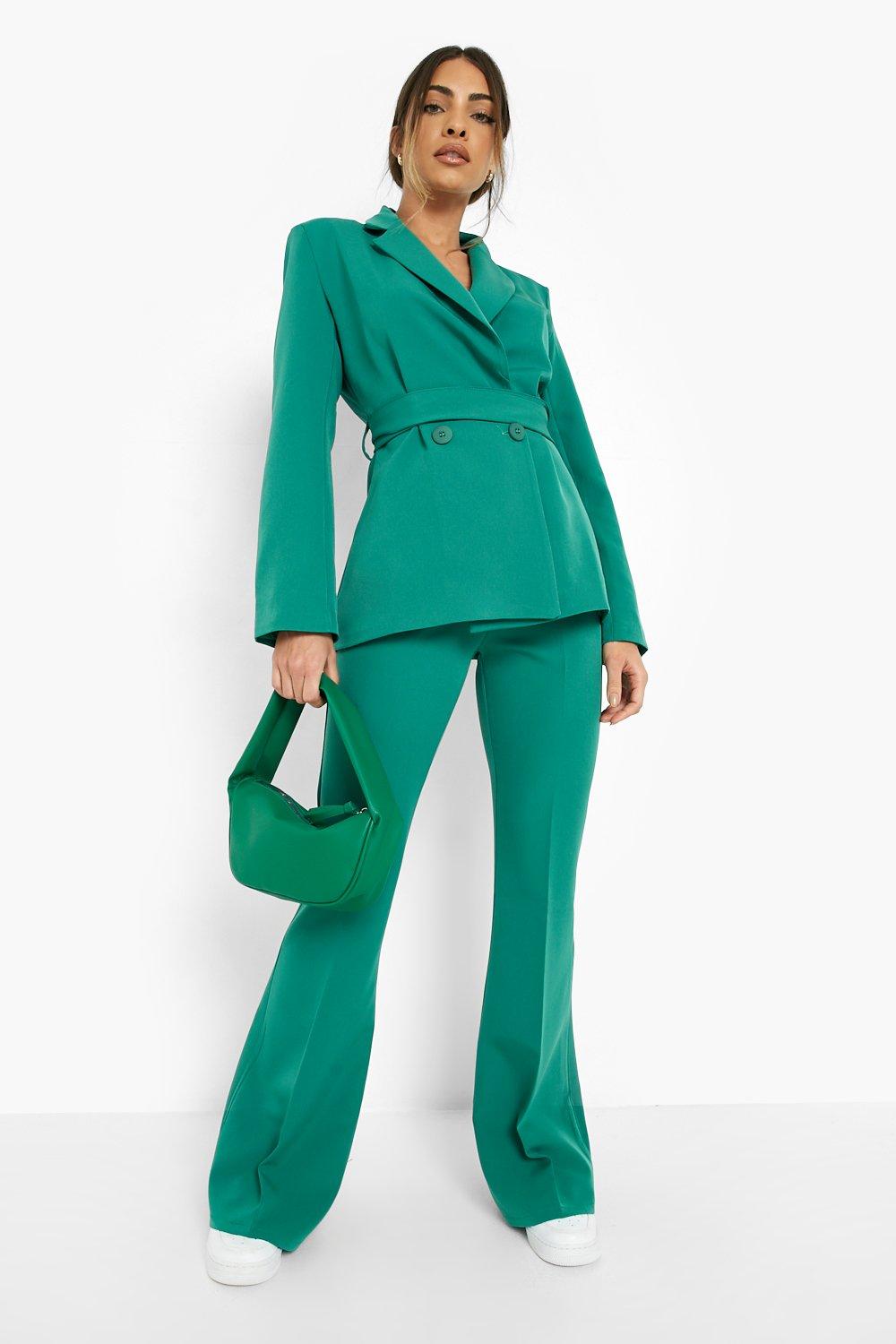Boohoo deals green trousers